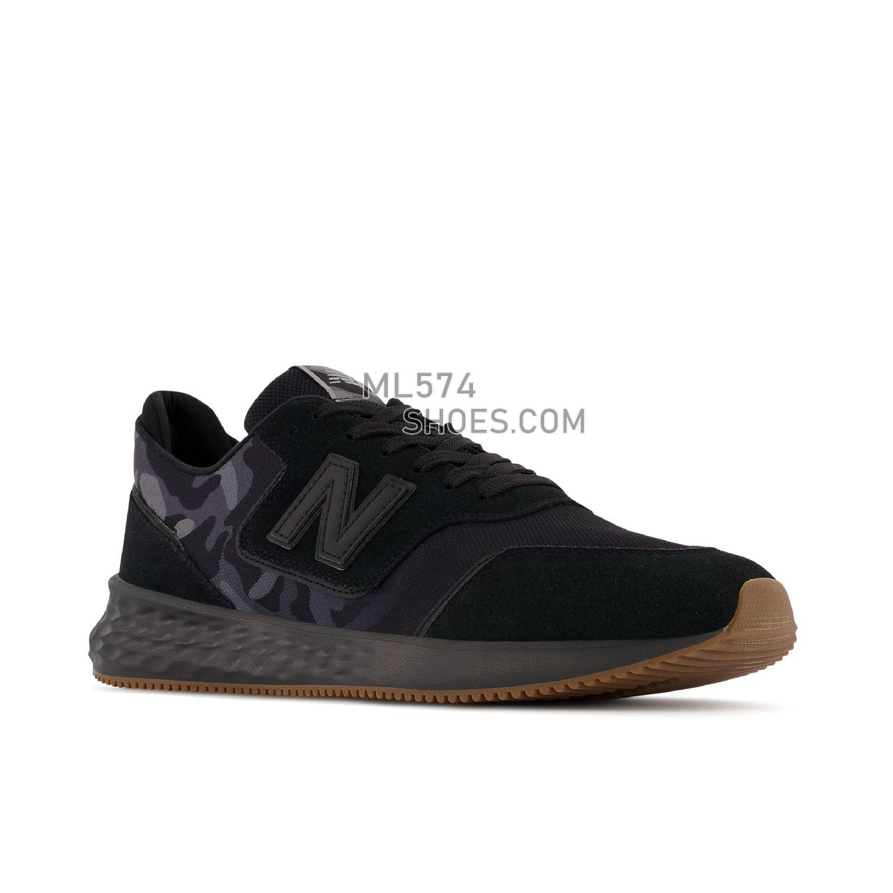 New Balance Fresh Foam X70 - Men's Sport Style Sneakers - Black - MSX70SE1