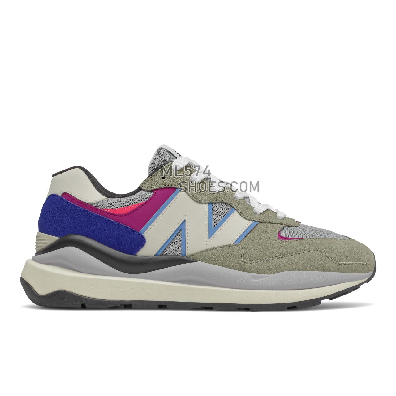 New Balance 57/40 - Men's Sport Style Sneakers - Grey with Pink Zing - M5740DD1