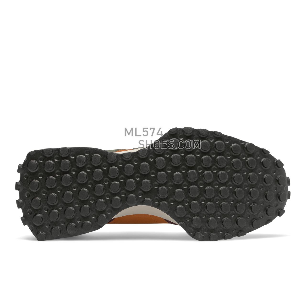 New Balance 327 - Unisex Men's Women's Sport Style Sneakers - Madras Orange with Black - MS327LY1