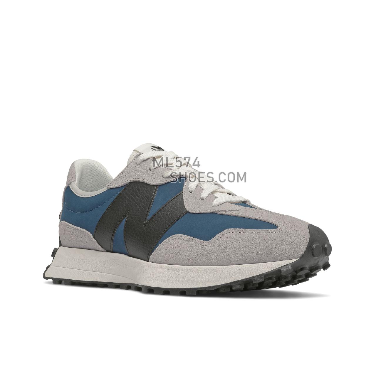 New Balance 327 - Unisex Men's Women's Sport Style Sneakers - Rain Cloud with Black - MS327LU1