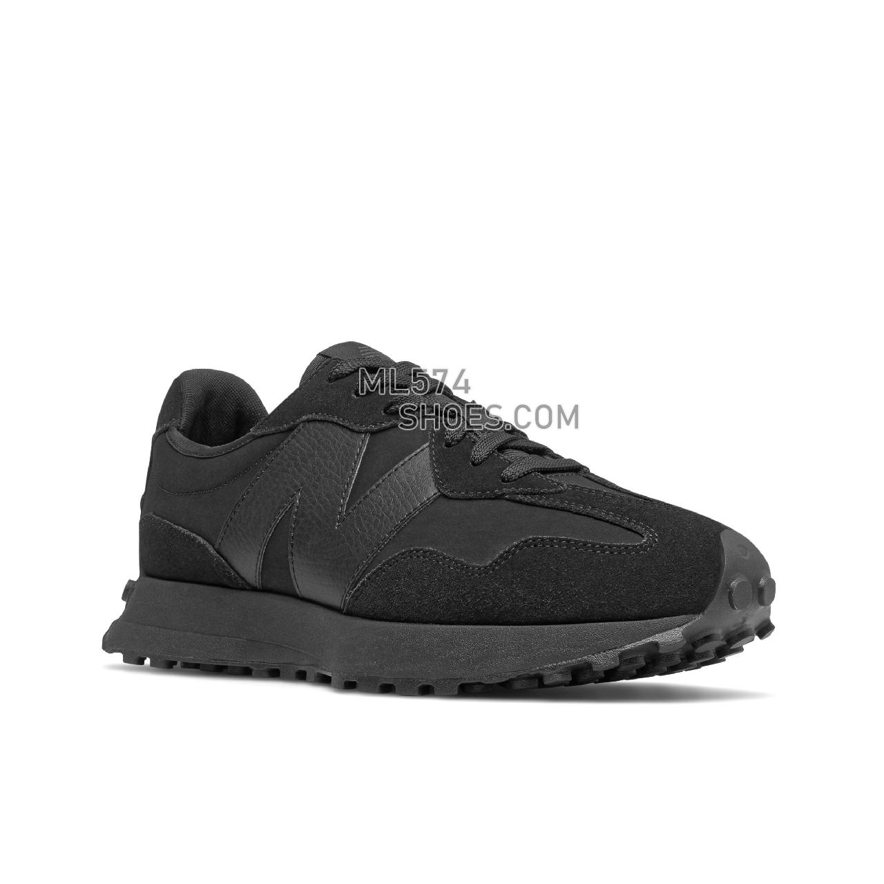 New Balance 327 - Unisex Men's Women's Sport Style Sneakers - Black - MS327LX1