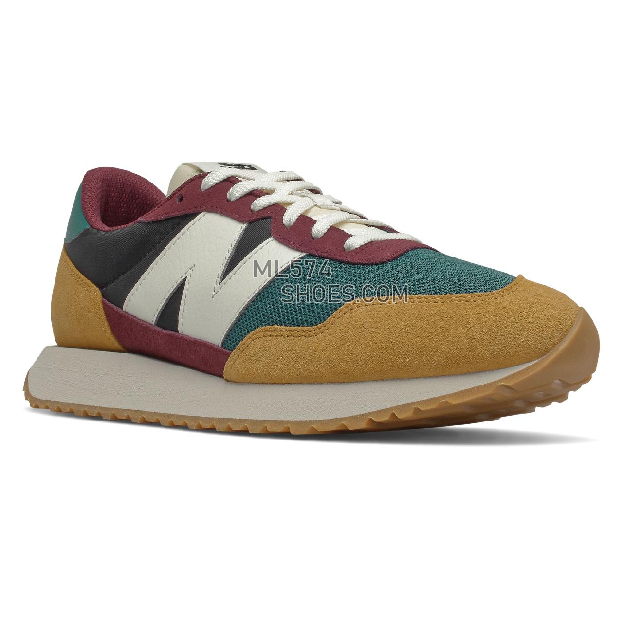 New Balance 237 - Men's Sport Style Sneakers - Workwear with Nb Burgundy - MS237HR1