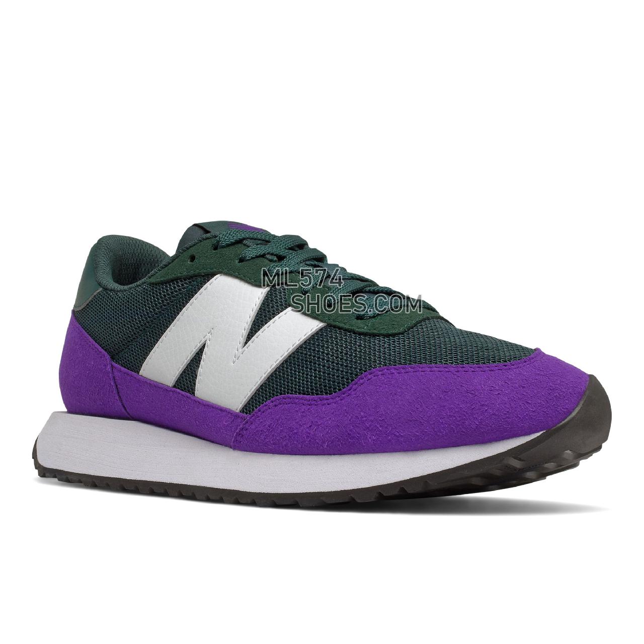 New Balance 237 - Men's Sport Style Sneakers - Night Tide with Aspen - MS237PG1