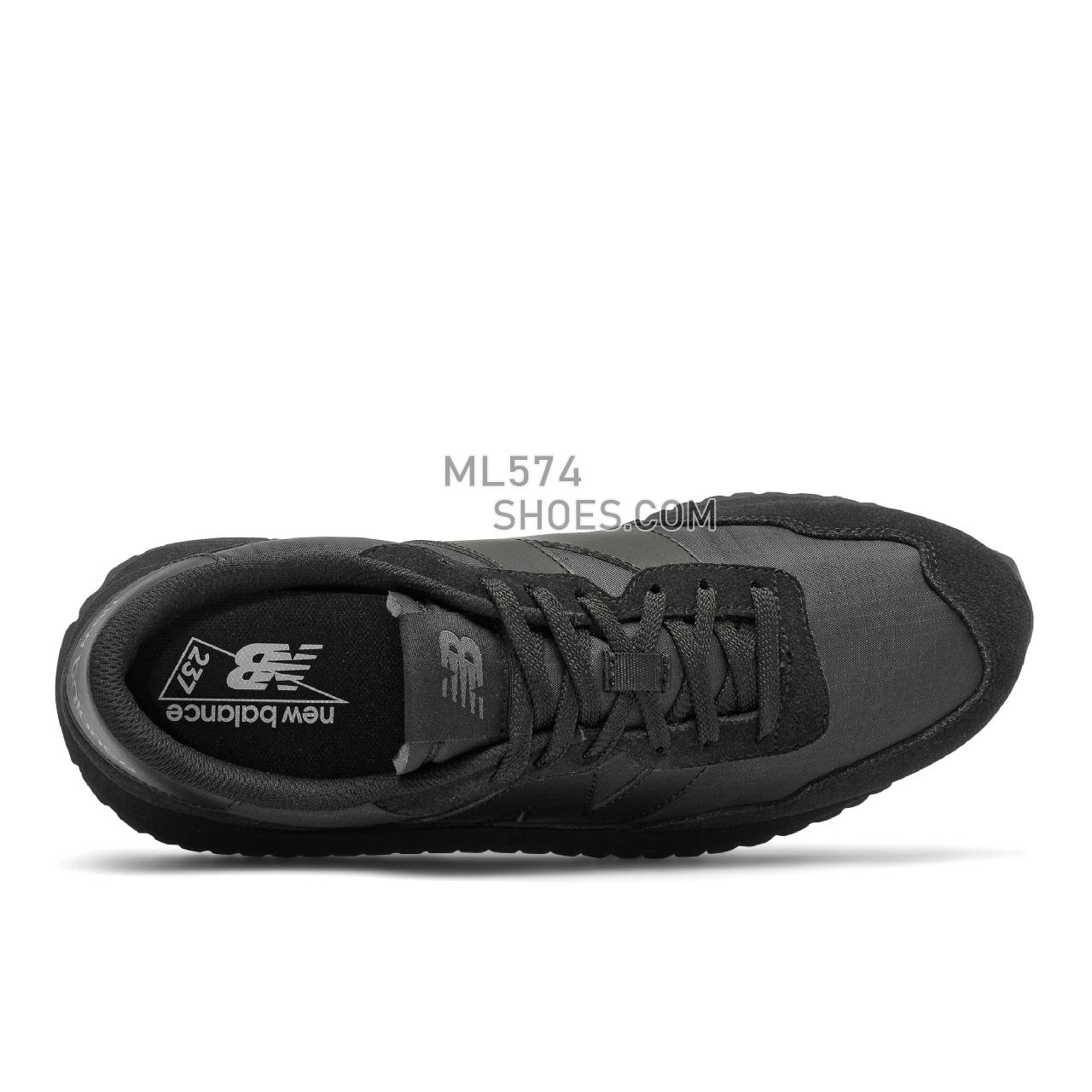 New Balance 237 - Men's Sport Style Sneakers - Black - MS237UX1