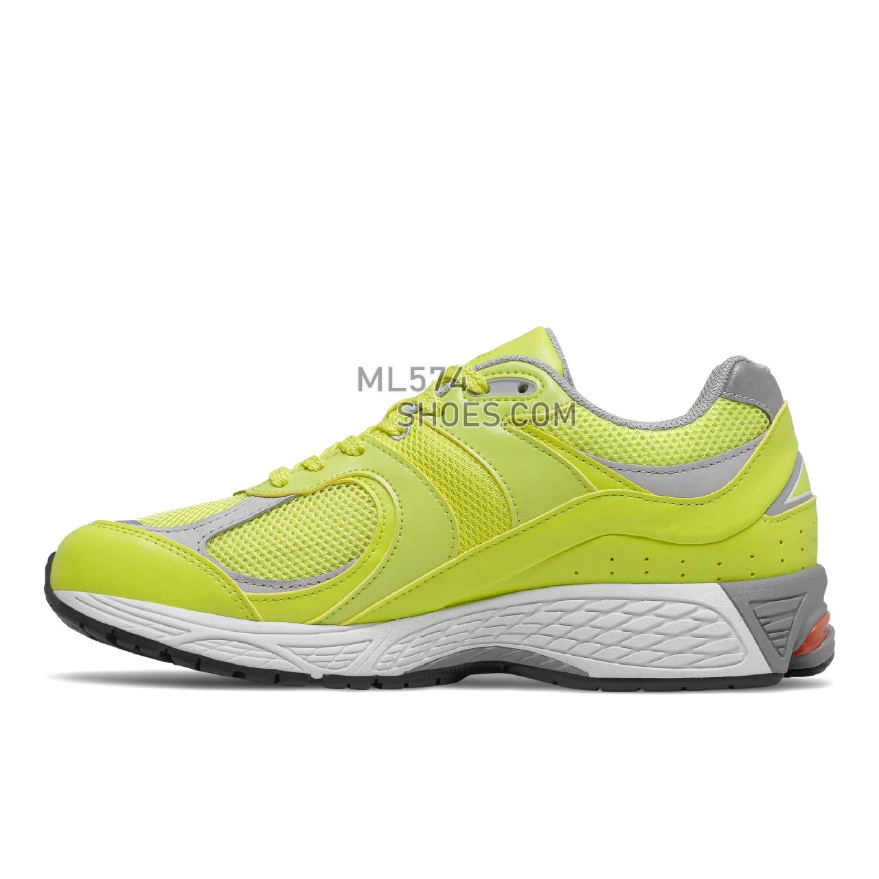 New Balance 2002R - Men's Sport Style Sneakers - Sulphur Yellow with Silver Metallic - M2002RLC