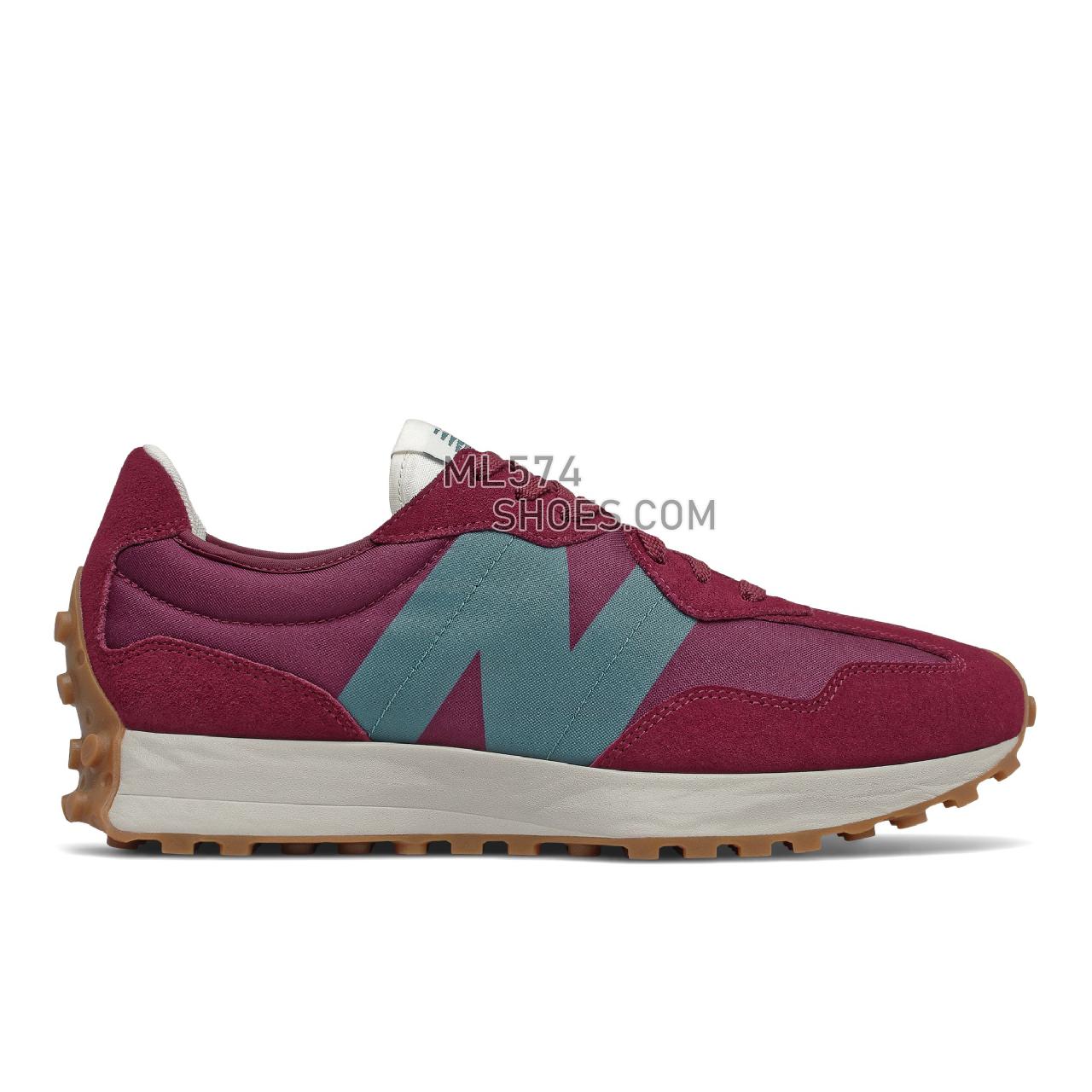 New Balance 327 - Men's Sport Style Sneakers - Garnet with Natural Indigo - MS327HE1