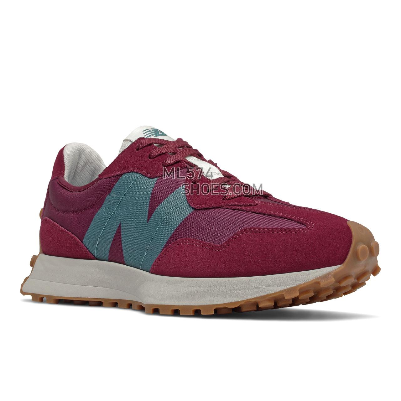 New Balance 327 - Men's Sport Style Sneakers - Garnet with Natural Indigo - MS327HE1