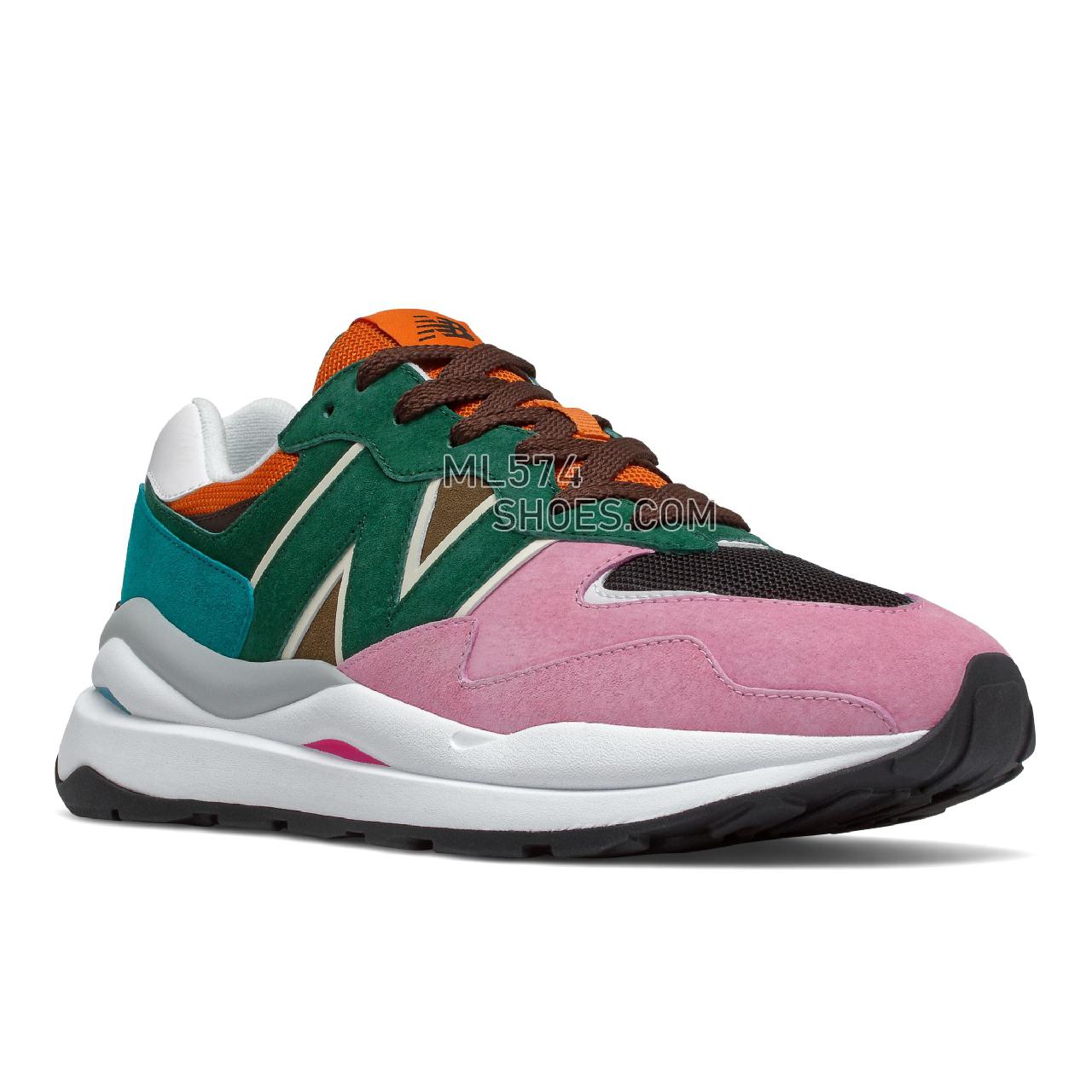 New Balance 57/40 - Men's Sport Style Sneakers - Black with Pink Lemonade - M5740FM1