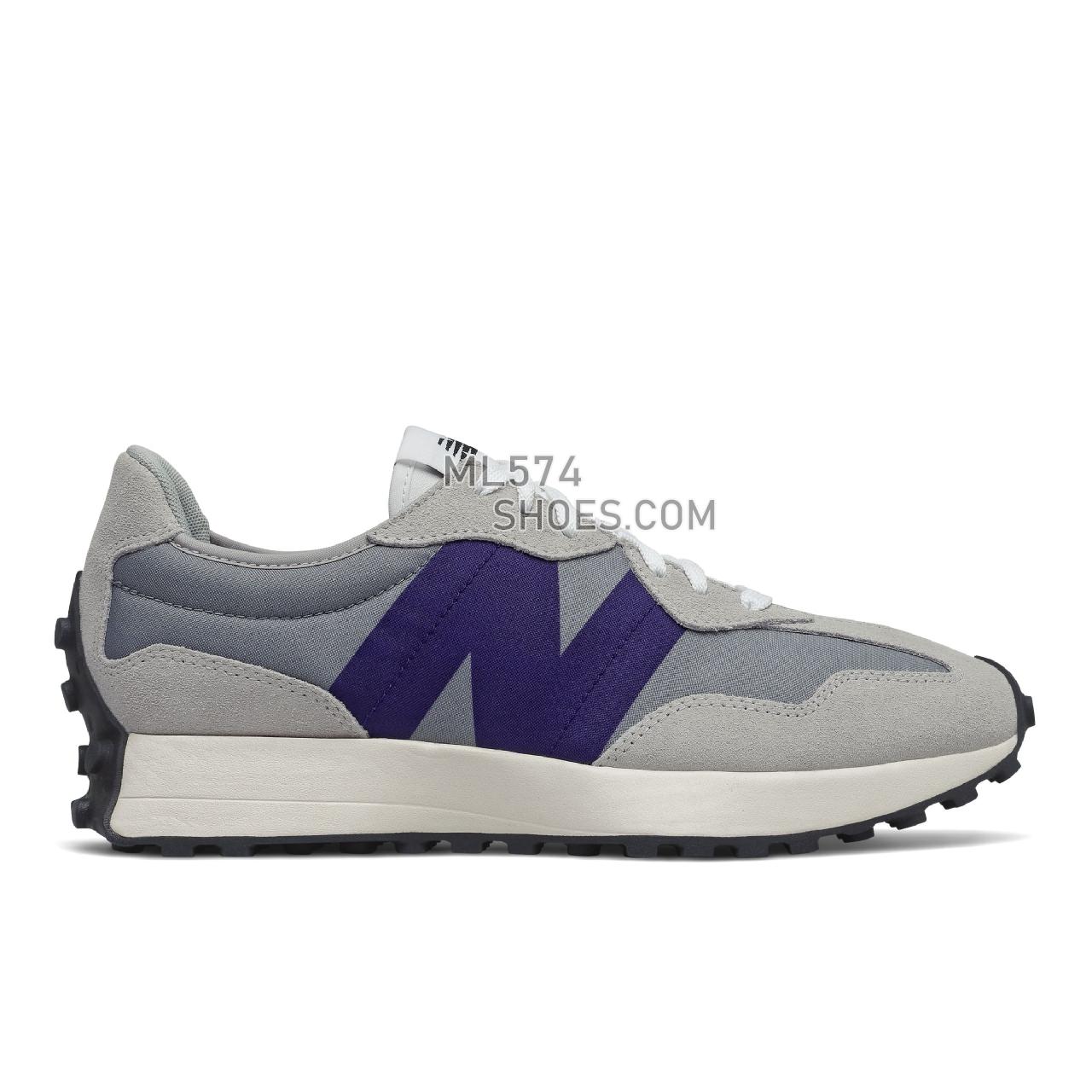 New Balance 327 - Men's Sport Style Sneakers - Rain Cloud with Virtual Violet - MS327FC