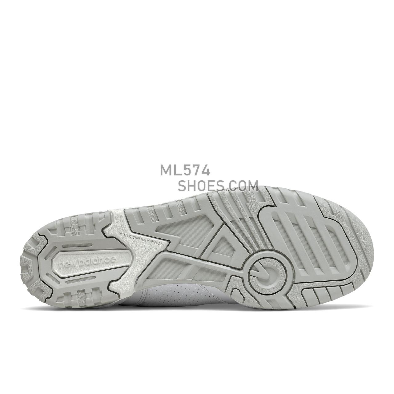 New Balance 550 - Men's Sport Style Sneakers - White - BB550PB1