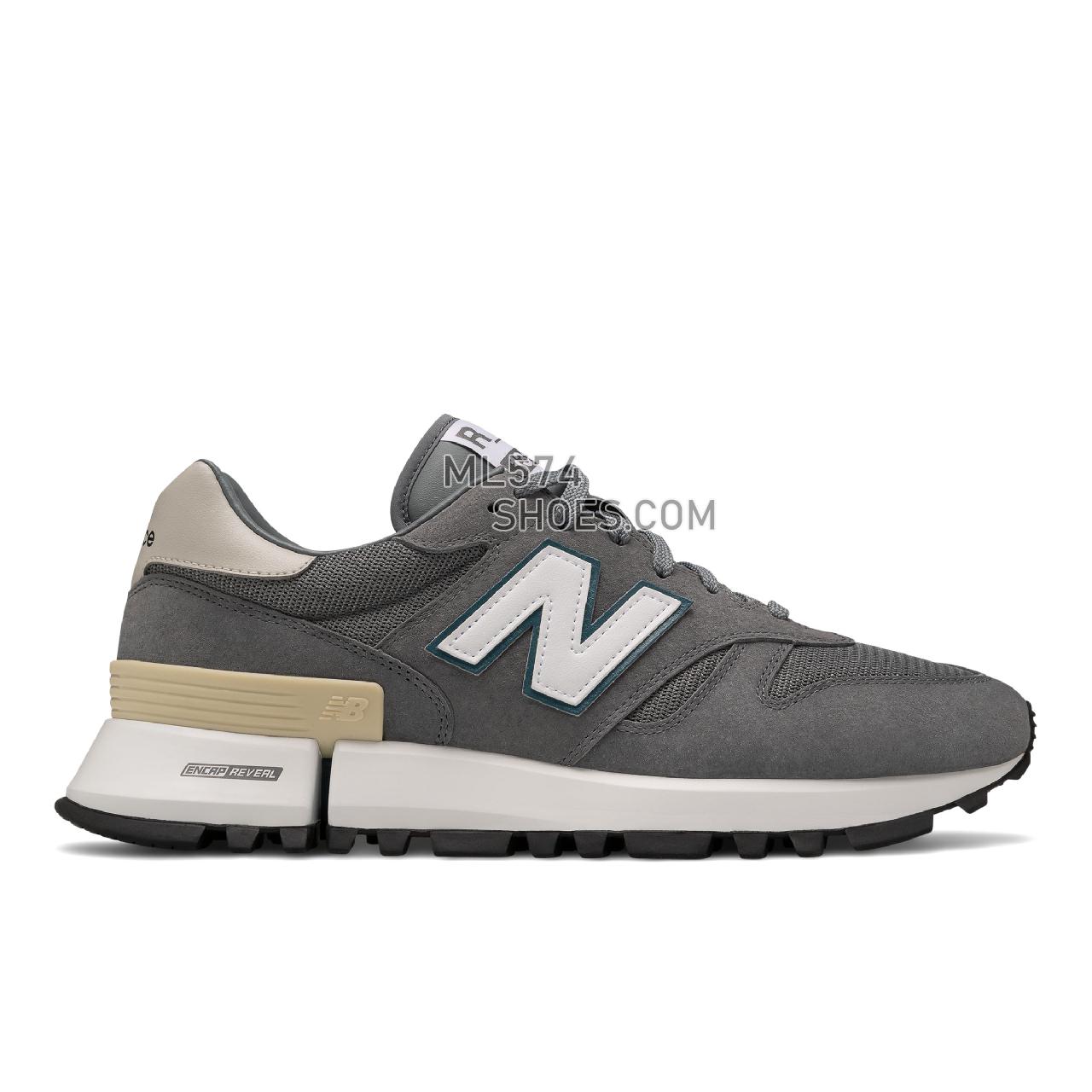 New Balance MS1300V1 - Men's Sport Style Sneakers - Grey with Mallard Blue - MS1300GG