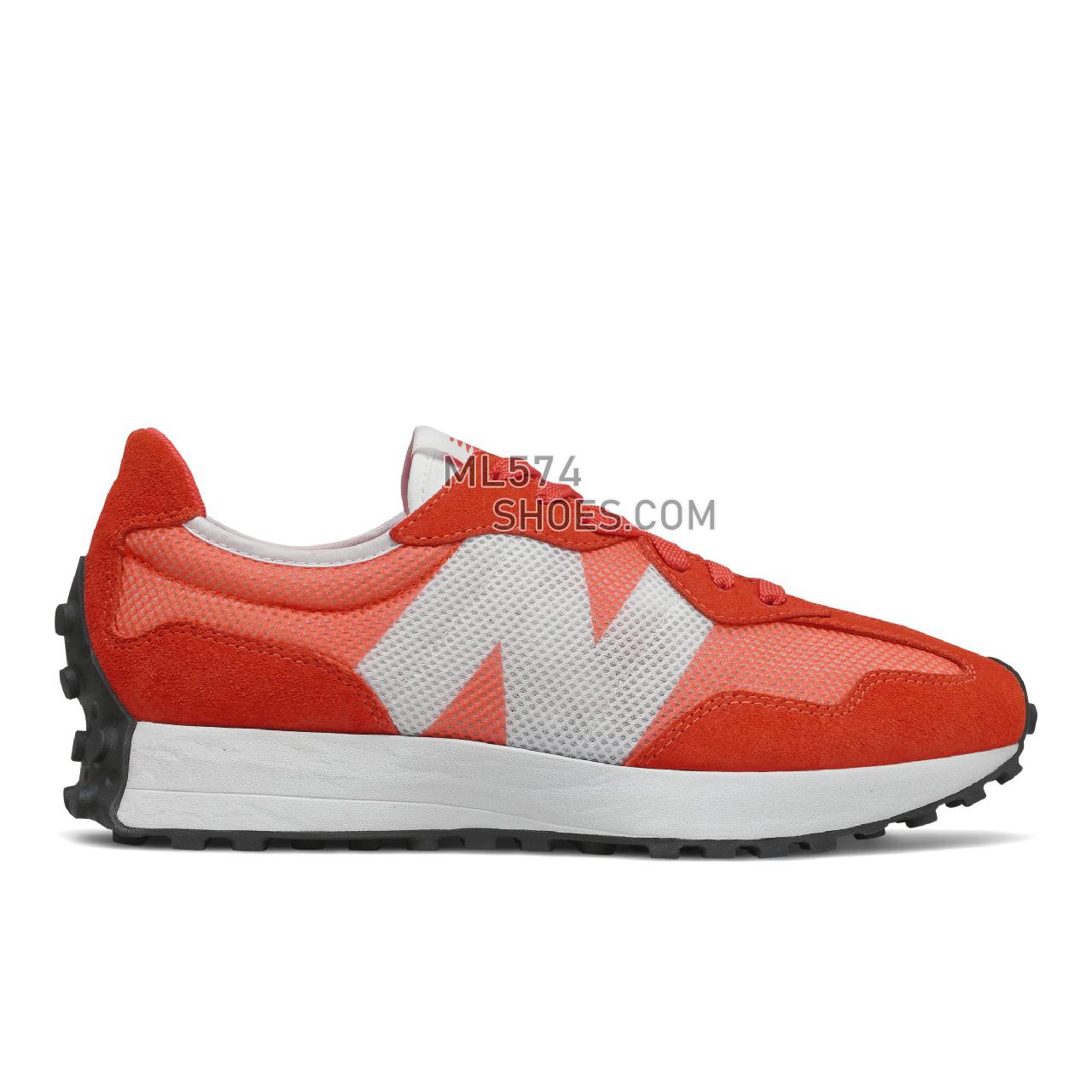New Balance 327 - Men's Sport Style Sneakers - Ghost Pepper with Nb White - MS327BB