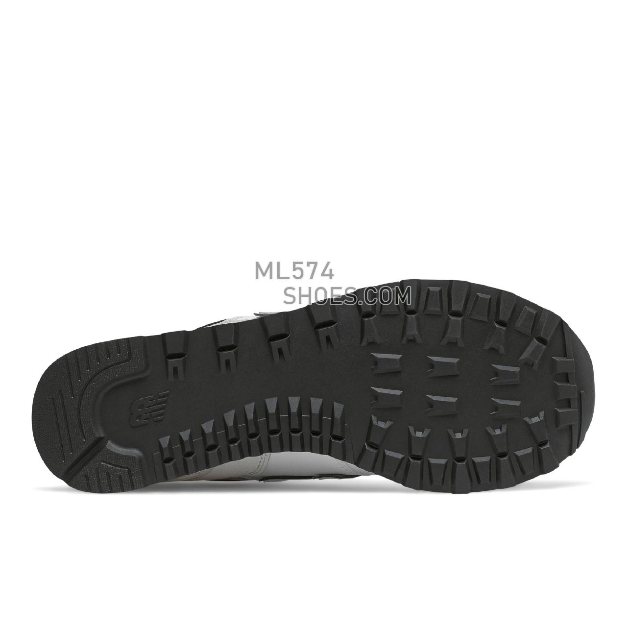 New Balance 574v2 - Men's Classic Sneakers - White with Black - ML574WA2