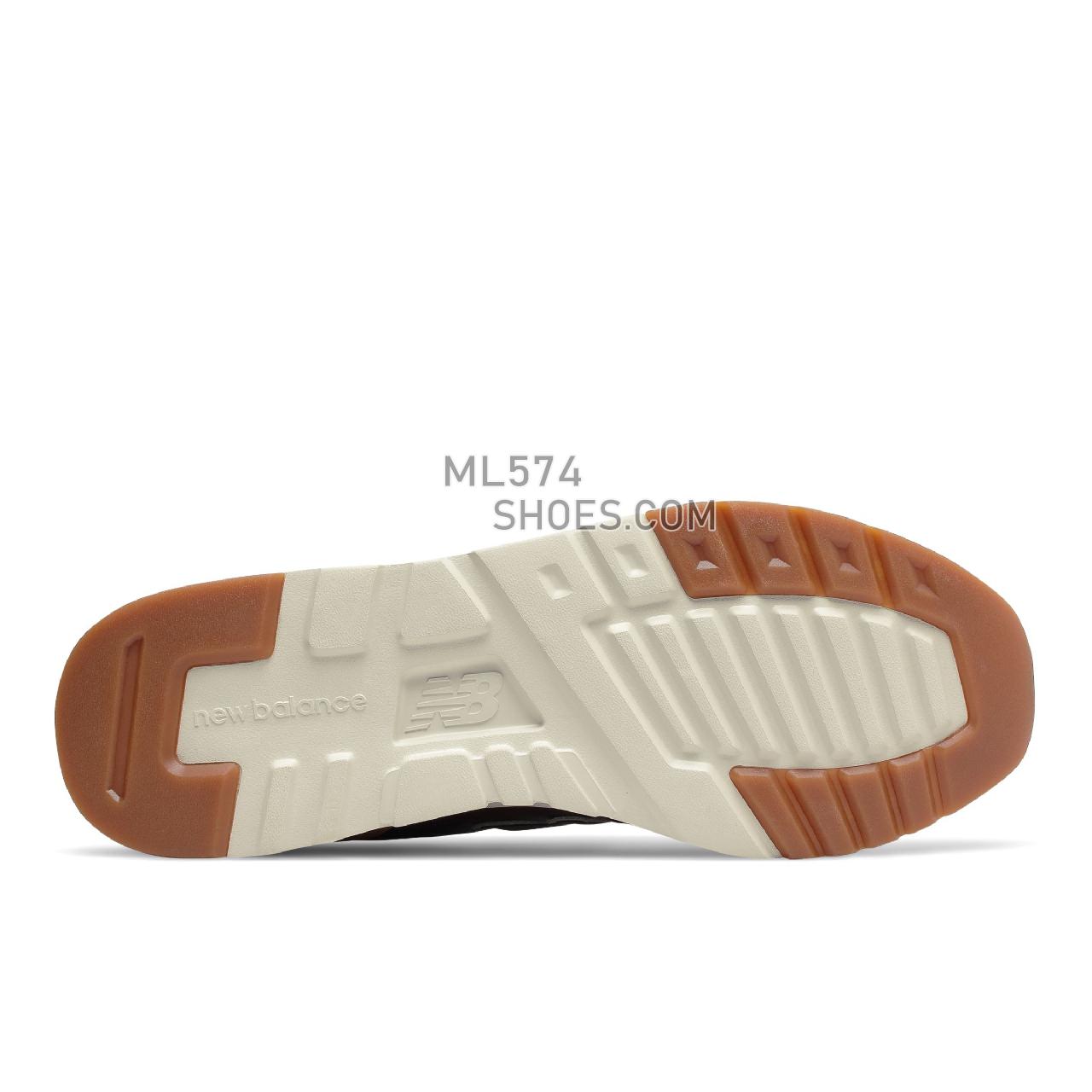 New Balance 997H - Men's Classic Sneakers - Brown with Tan - CM997HWE