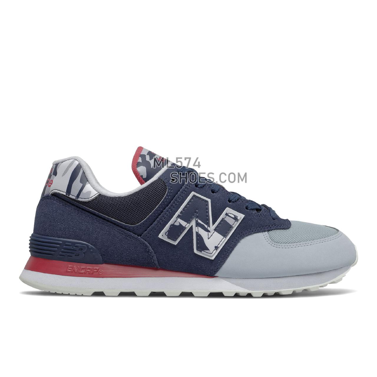 New Balance 574v2 - Men's Classic Sneakers - Natural Indigo with Light Cyclone - ML574PB2