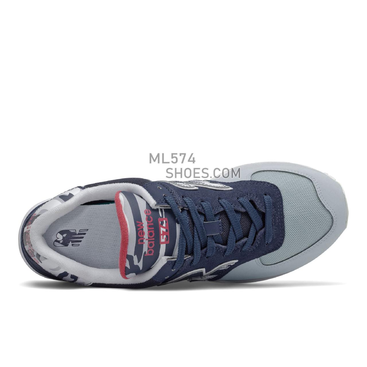 New Balance 574v2 - Men's Classic Sneakers - Natural Indigo with Light Cyclone - ML574PB2