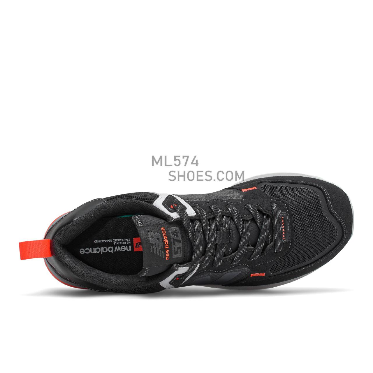 New Balance 574 - Men's Classic Sneakers - Black with Sugar Melon - ML574IL2