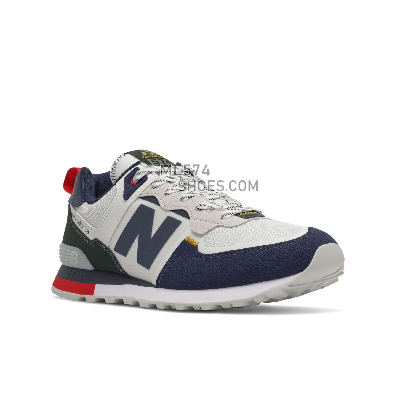 New Balance 574 - Men's Classic Sneakers - White with Pigment - ML574IX2