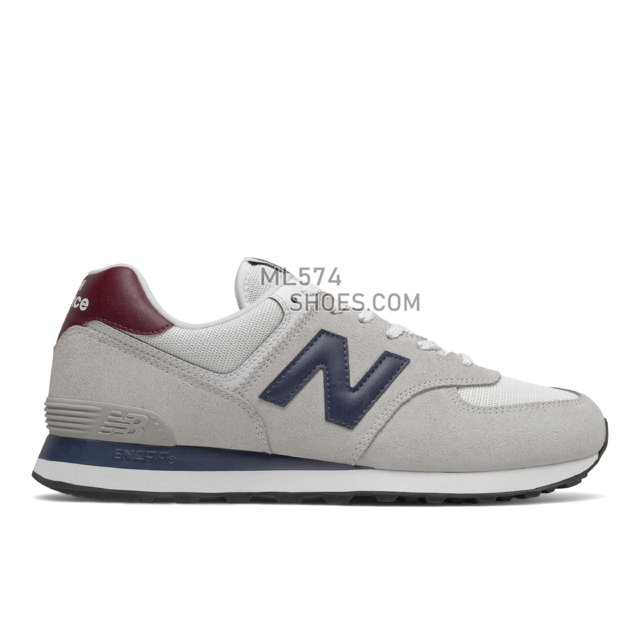 New Balance 574v2 - Men's Classic Sneakers - White with Natural Indigo - ML574HX2