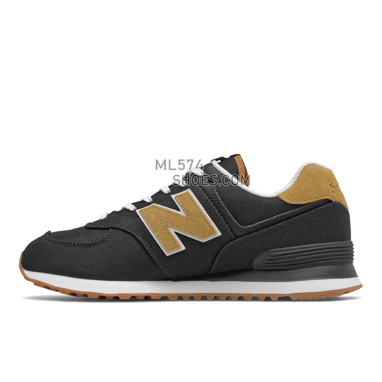 New Balance 574v2 - Men's Classic Sneakers - Black with Workwear - ML574BK2
