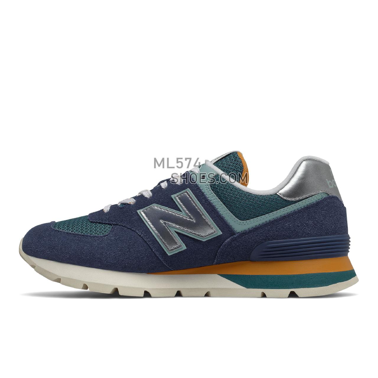 New Balance 574 Rugged - Men's Classic Sneakers - Natural Indigo with Mountain Teal - ML574DHL