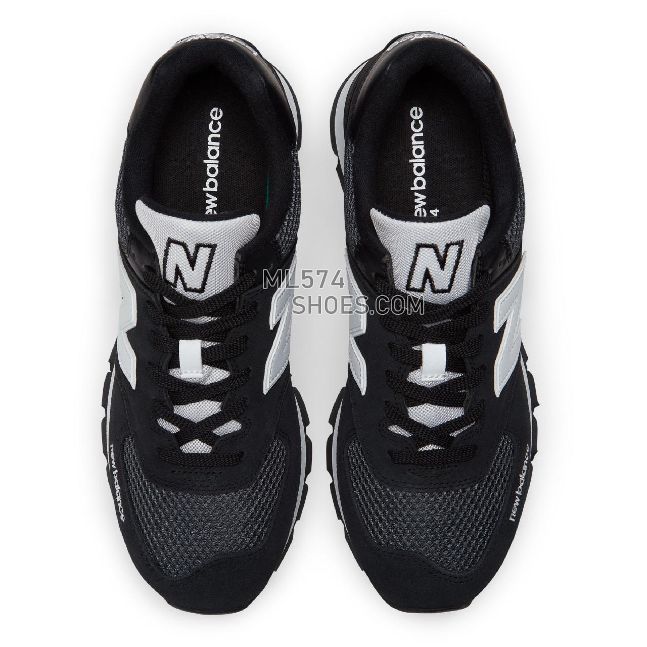 New Balance 574 Rugged - Men's Classic Sneakers - Black with White - ML574DGO