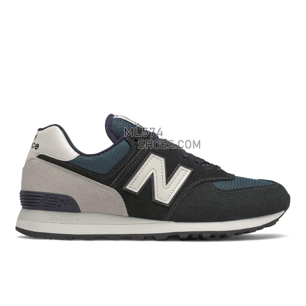 New Balance 574v2 - Unisex Men's Women's Classic Sneakers - Eclipse with Nb White - ML574BD2