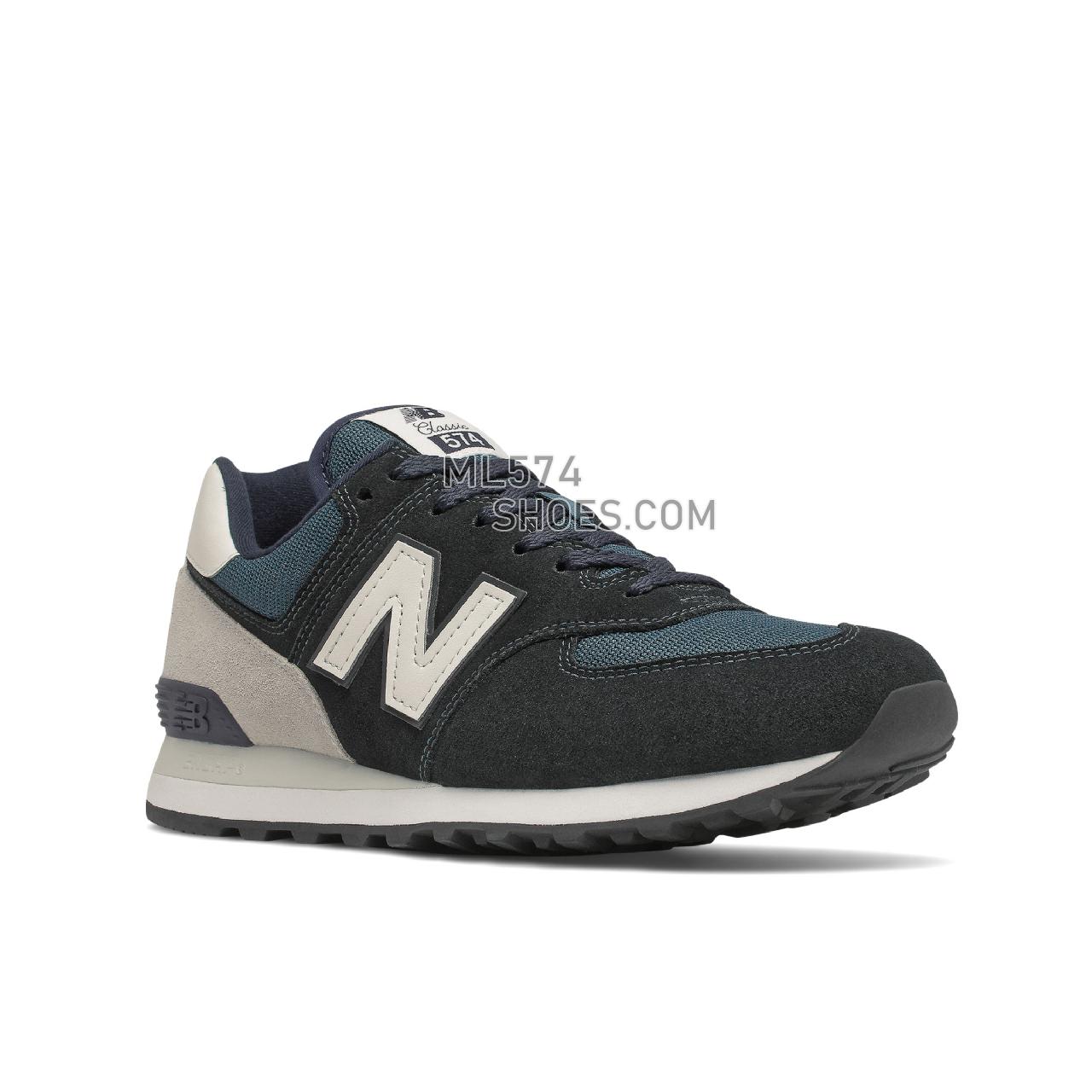 New Balance 574v2 - Unisex Men's Women's Classic Sneakers - Eclipse with Nb White - ML574BD2