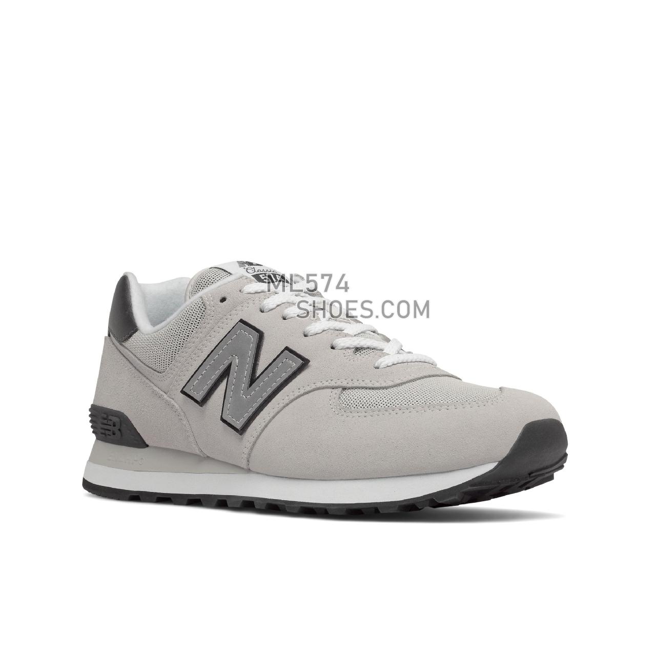 New Balance 574v2 - Unisex Men's Women's Classic Sneakers - White with Grey - ML574BH2