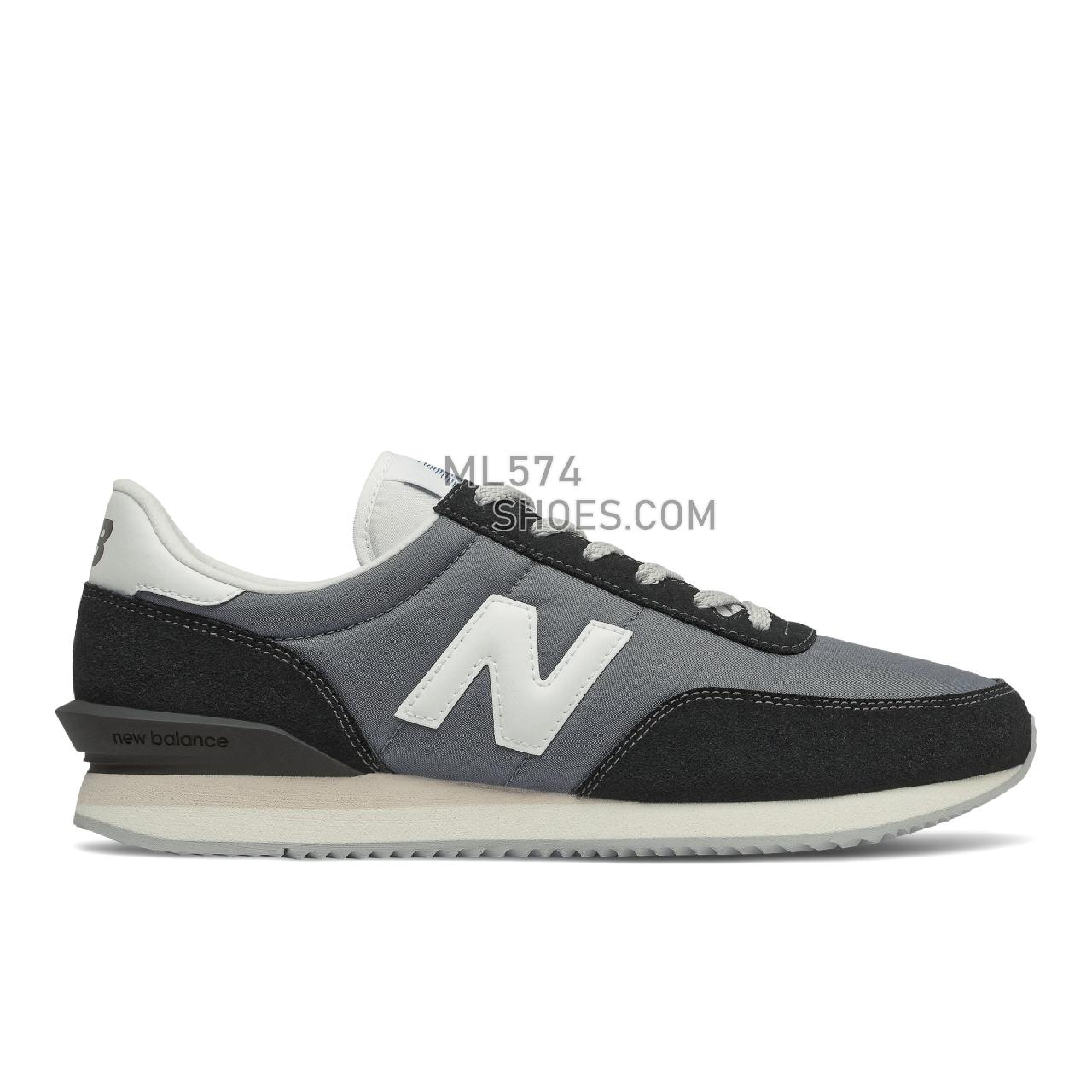 New Balance 720 - Unisex Men's Women's Classic Sneakers - Black with Nb White - UL720MU1