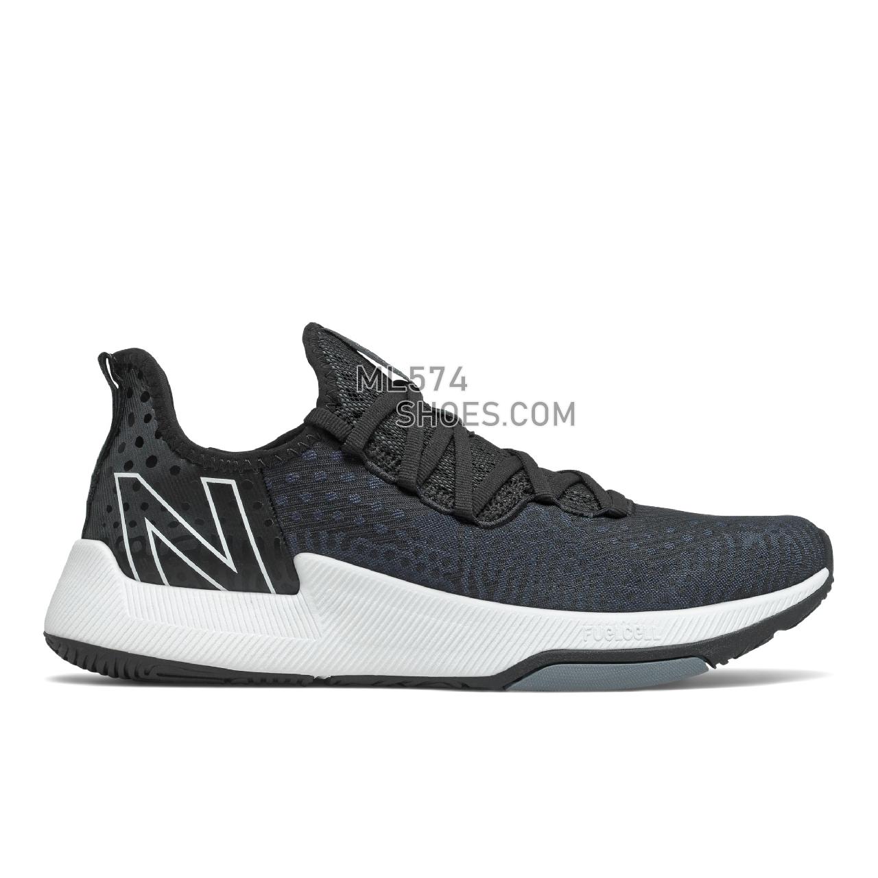 New Balance FuelCell 100 - Men's Cross-Training - Black with Outerspace and Ocean Grey - MXM100LK