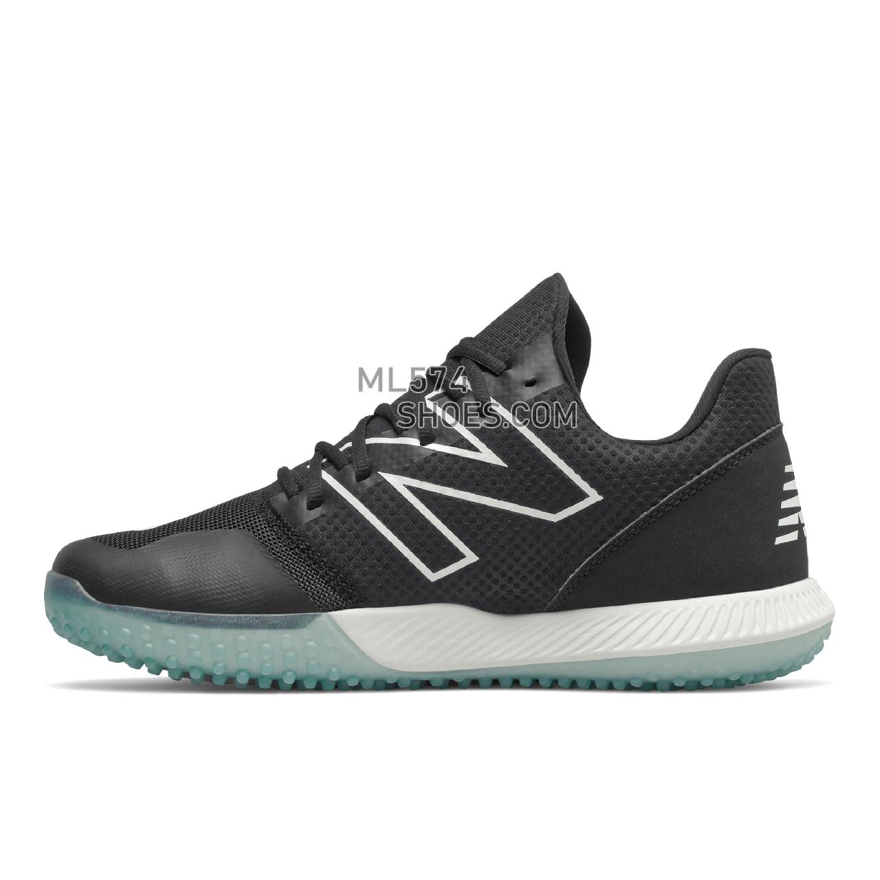 New Balance FuelCell 4040 v6 Turf Trainer - Men's Baseball Turf - Black with White - T4040BK6