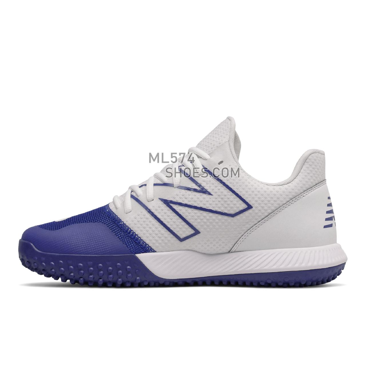 New Balance FuelCell 4040 v6 Turf Trainer - Men's Baseball Turf - Team Royal with White - T4040TB6