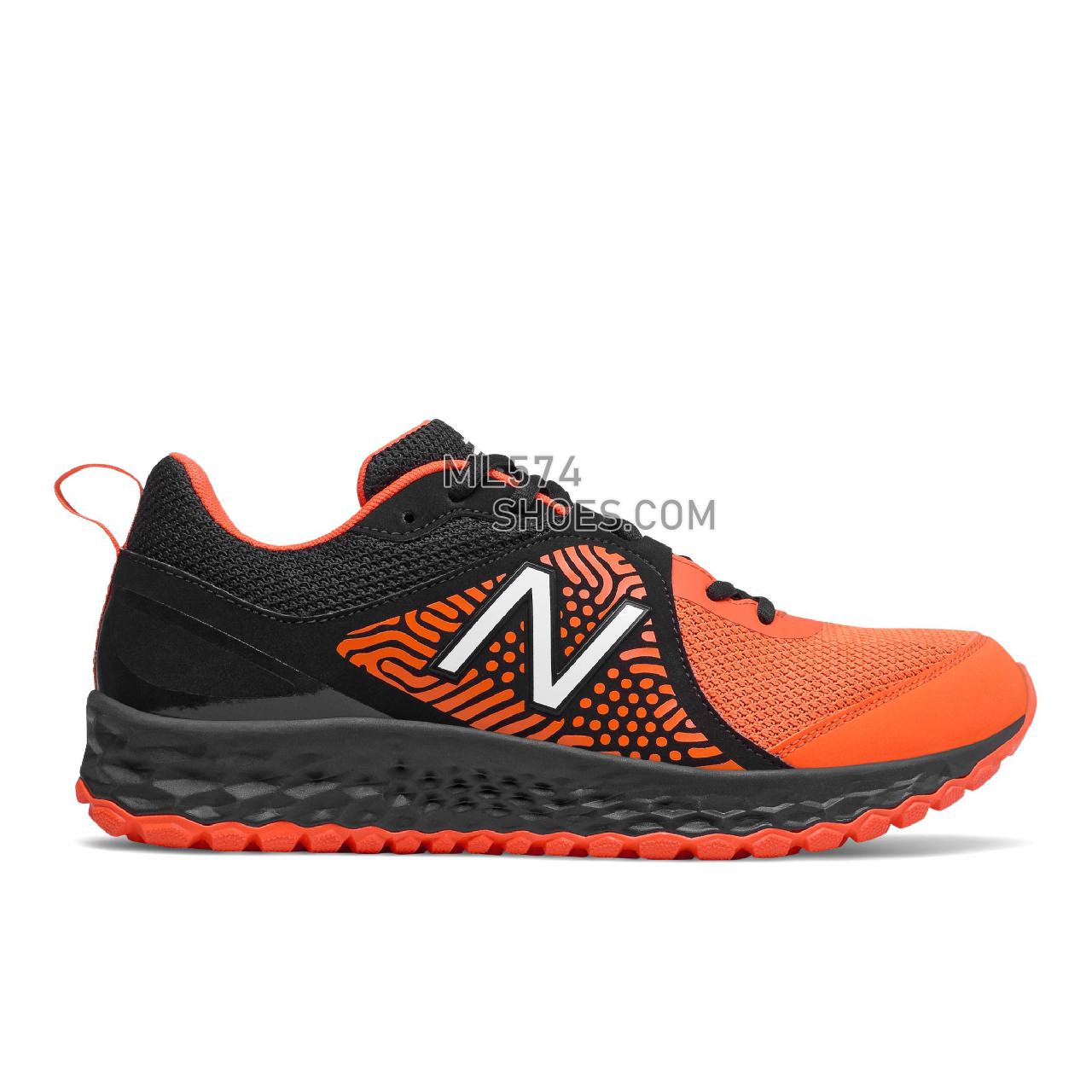 New Balance Fresh Foam 3000 v5 Turf-Trainer - Men's Baseball Turf - Black with Orange - T3000BO5