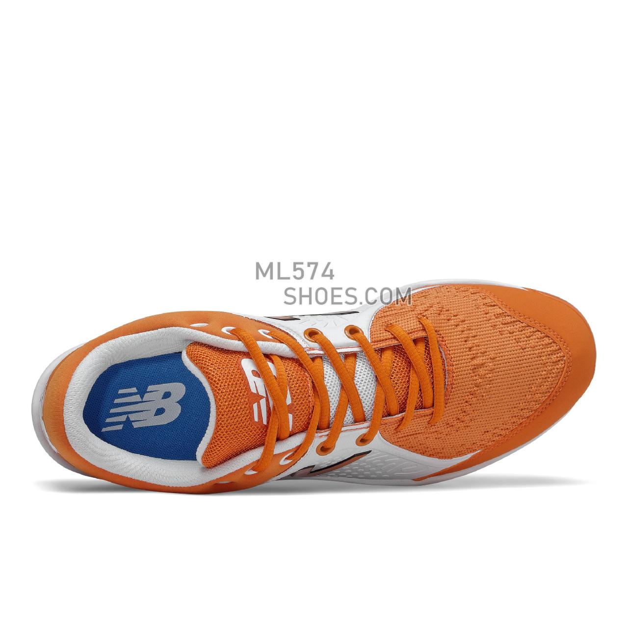 New Balance Fresh Foam 3000 v5 Molded - Men's Mid-Cut Baseball Cleats - Vintage Orange with White - PL3000L5