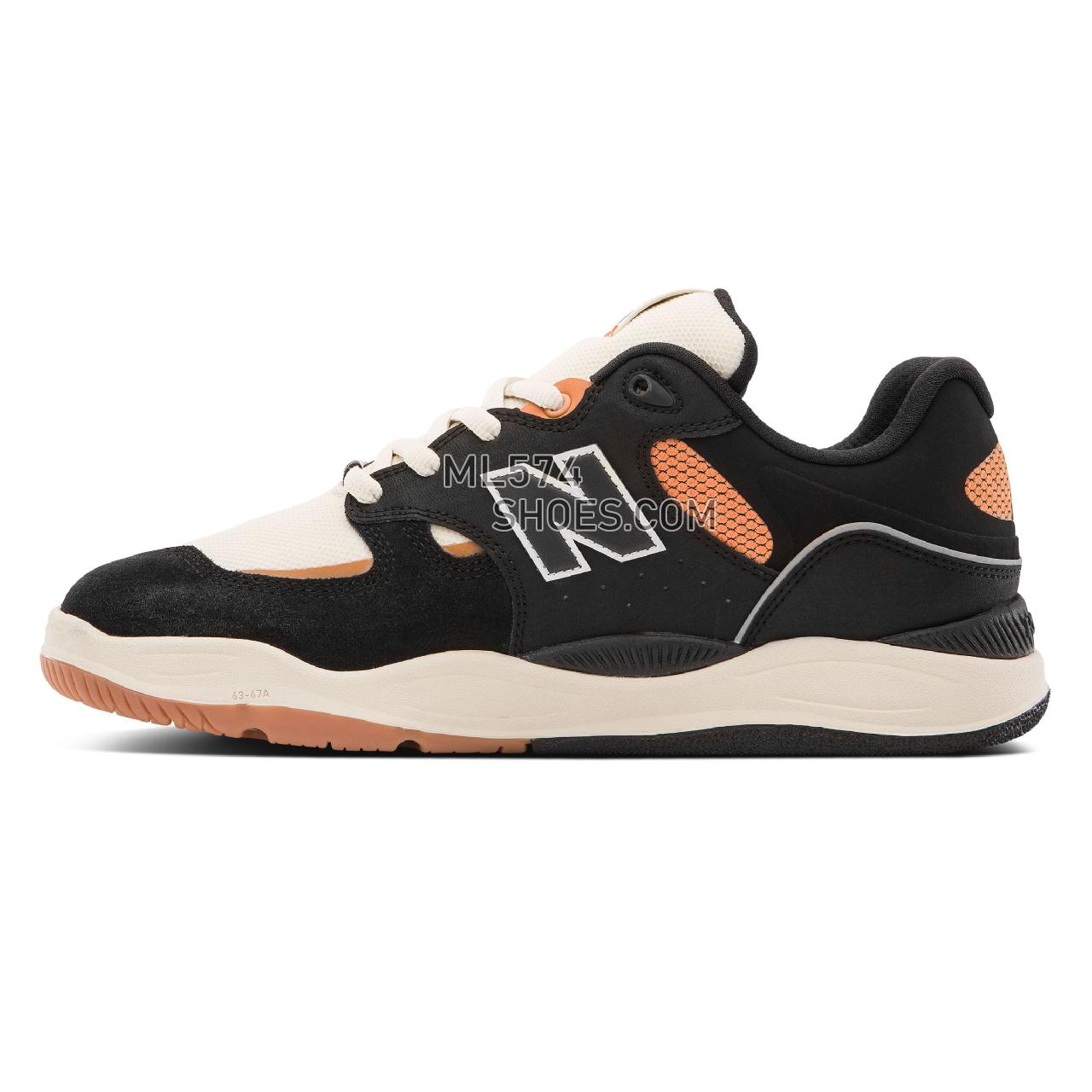 New Balance NB NUMERIC TIAGO LEMOS 1010 - Unisex Men's Women's NB Numeric Skate - Black with Orange - NM1010BA