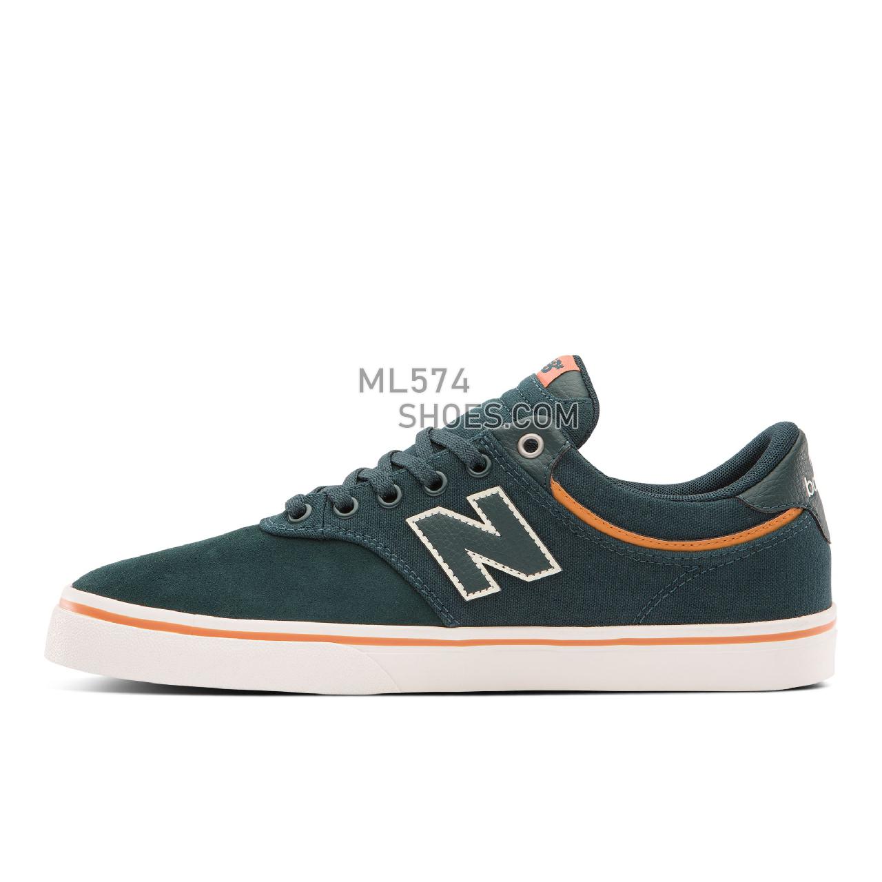 New Balance NB NUMERIC 255 - Men's NB Numeric Skate - Trek with Orange - NM255DUK