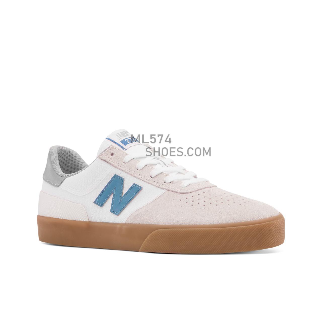 New Balance NB NUMERIC 272 - Unisex Men's Women's NB Numeric Skate - Sea Salt with Blue - NM272RUP