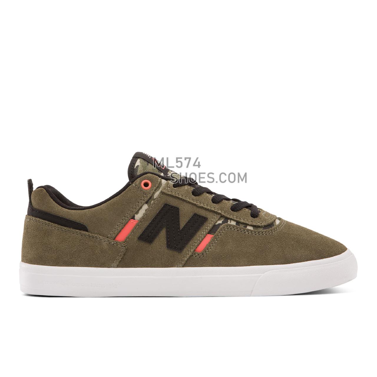 New Balance NB NUMERIC JAMIE FOY 306 - Unisex Men's Women's NB Numeric Skate - Olive with Orange - NM306NDT