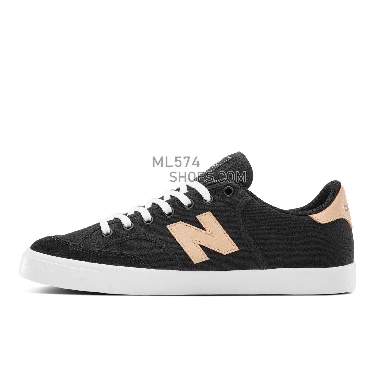 New Balance NB NUMERIC 212 PRO COURT - Men's NB Numeric Skate - Black with White - NM212BNP