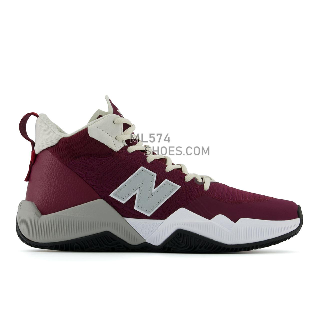 New Balance TWO WXY - Men's Basketball - Nb Burgundy with Moonbeam - BB2WXYFM