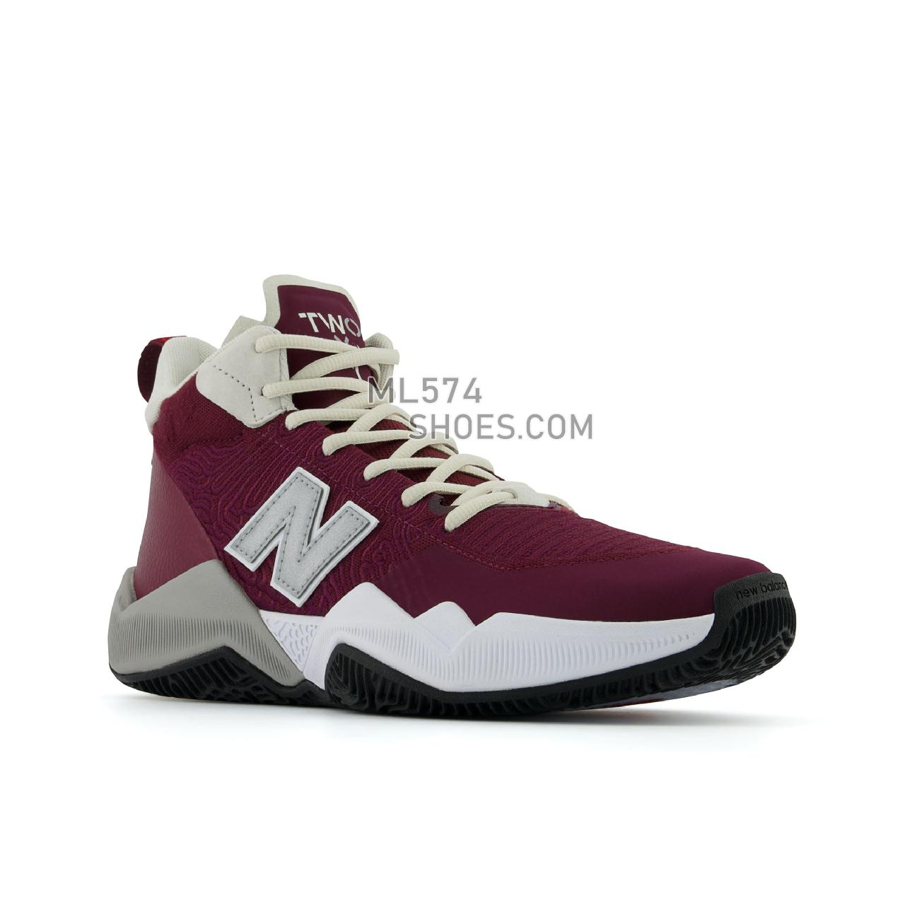 New Balance TWO WXY - Men's Basketball - Nb Burgundy with Moonbeam - BB2WXYFM