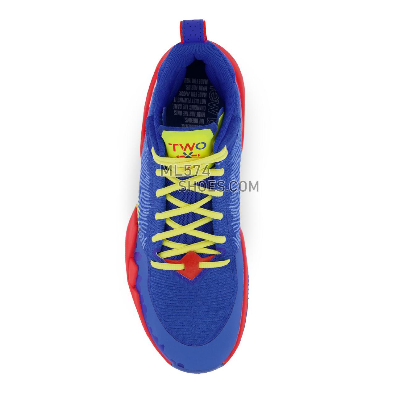 New Balance TWO WXY - Men's Basketball - Blue with Red - BB2WXYOH