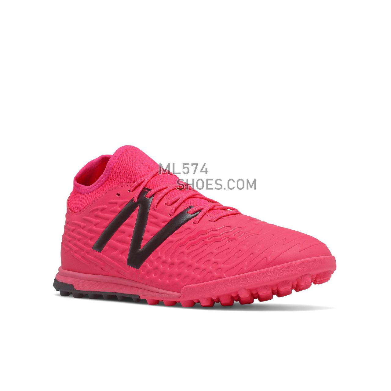 New Balance Tekela V3+ Magique TF - Men's Turf FootBall Boots - Alpha Pink with Horizon - MST3TP35