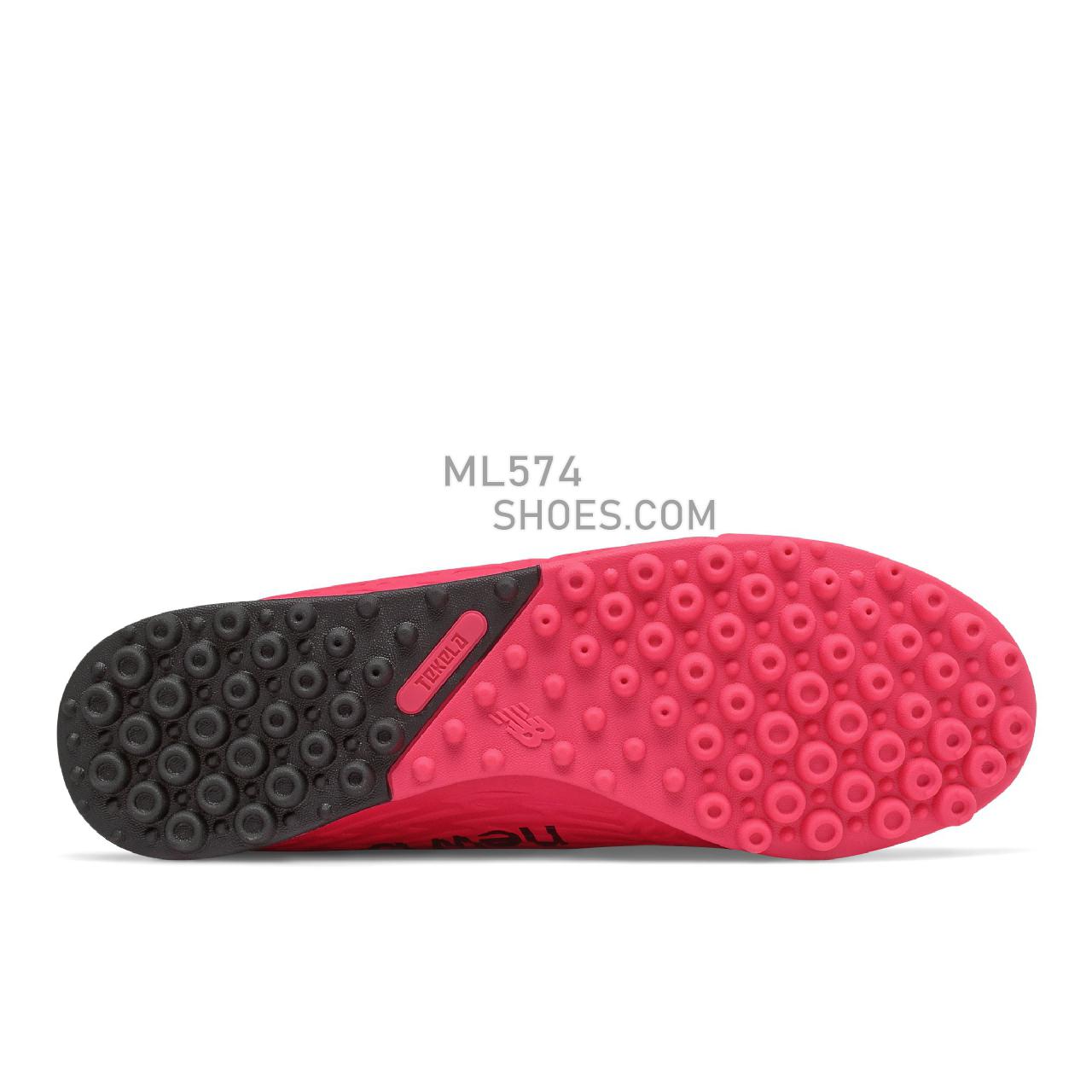 New Balance Tekela V3+ Magique TF - Men's Turf FootBall Boots - Alpha Pink with Horizon - MST3TP35
