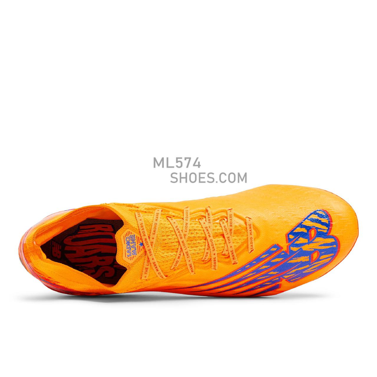 New Balance FURON V6+ PRO FG - Men's Soccer - Impulse with Vibrant Orange - MSF1F206