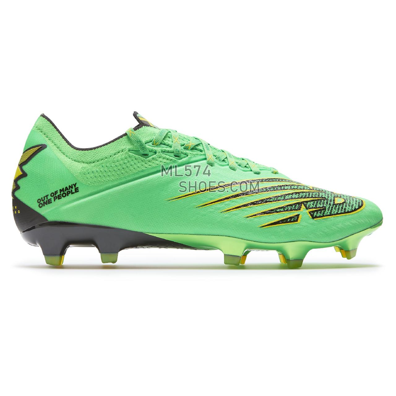 New Balance Furon V6+ Pro FG - Men's Soccer - Acidic Green with Citra Yellow and Black - MSF1F106