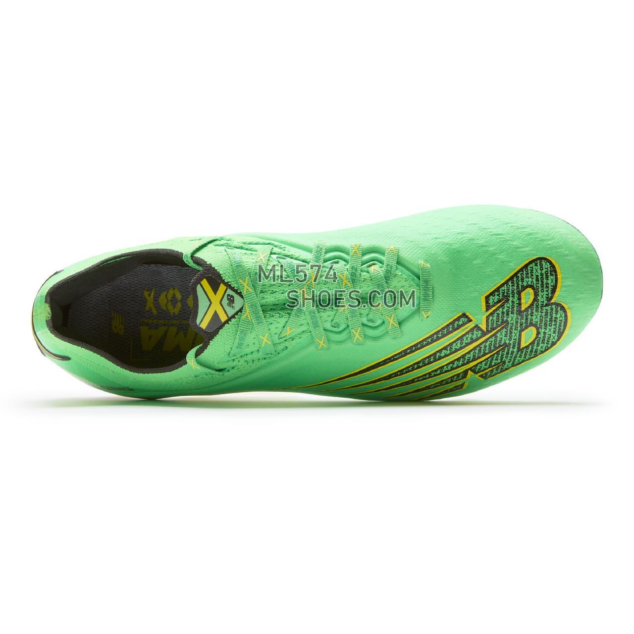 New Balance Furon V6+ Pro FG - Men's Soccer - Acidic Green with Citra Yellow and Black - MSF1F106