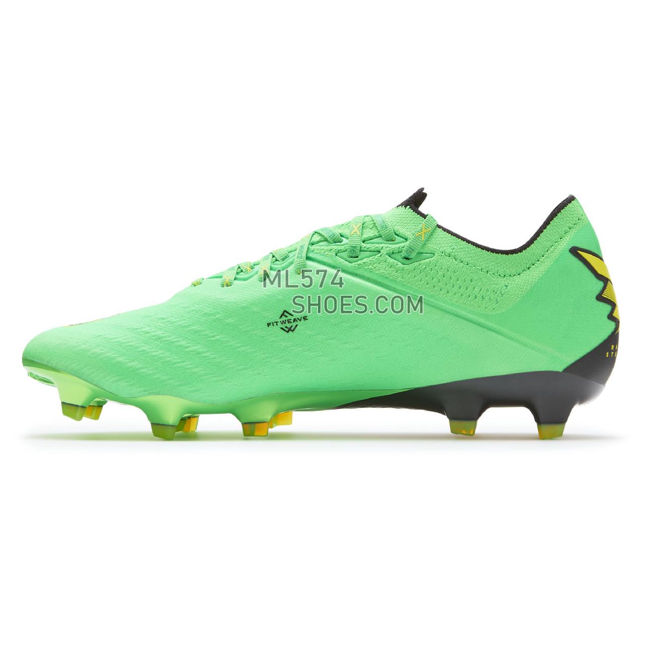 New Balance Furon V6+ Pro FG - Men's Soccer - Acidic Green with Citra Yellow and Black - MSF1F106