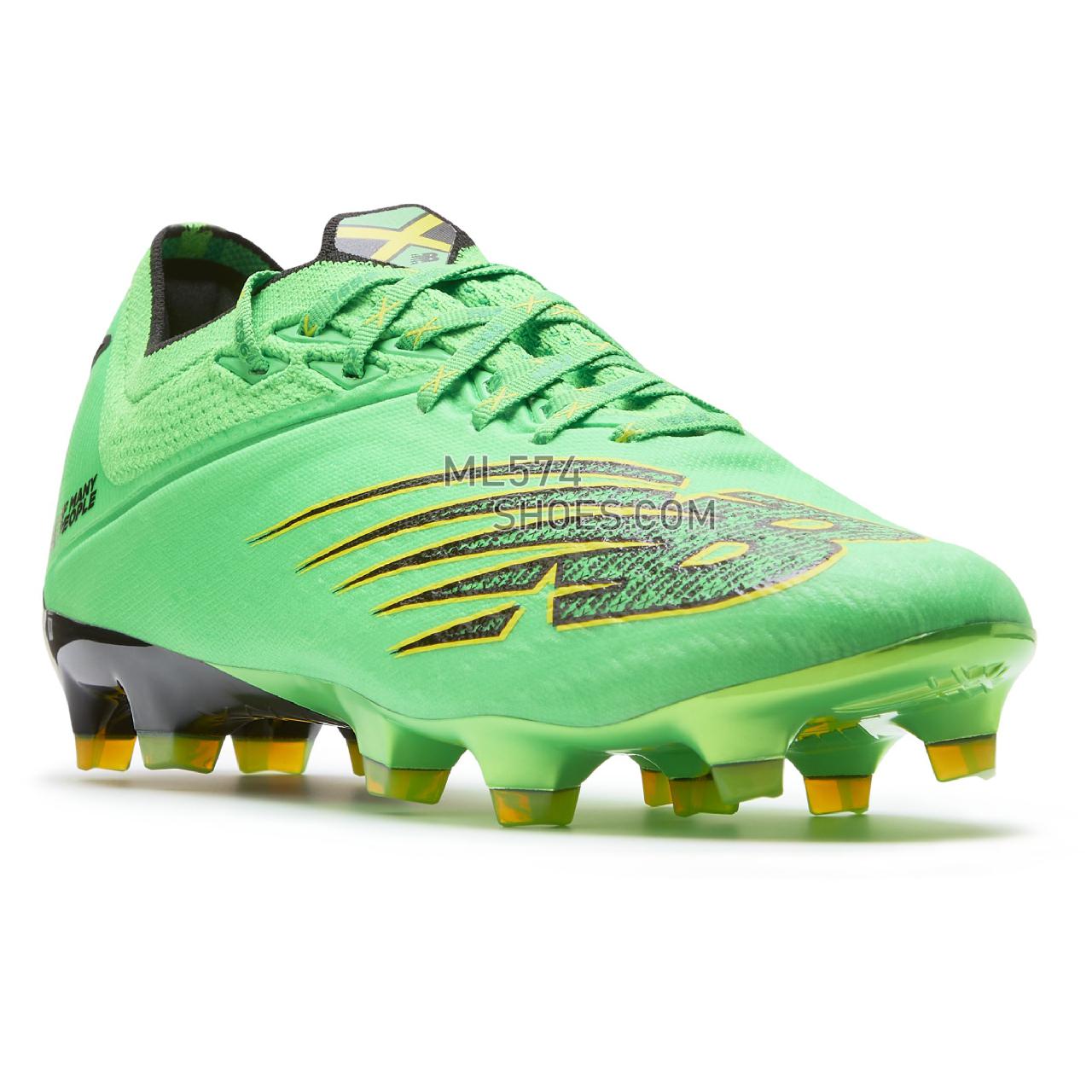 New Balance Furon V6+ Pro FG - Men's Soccer - Acidic Green with Citra Yellow and Black - MSF1F106